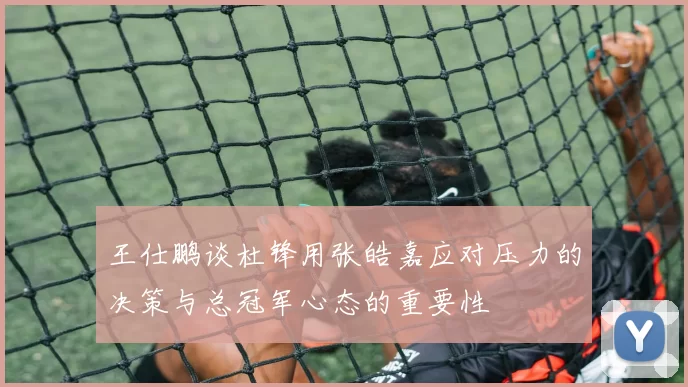 王仕鹏谈杜锋用张皓嘉应对压力的决策与总冠军心态的重要性